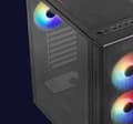 Miniatyrbild 3 av 4: PC-chassi Aerocool PGS Designer-G-BK-V1