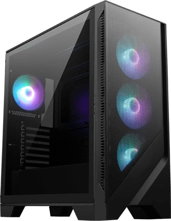 MSI MAG FORGE 321R AIRFLOW-hölje Svart, Transparent