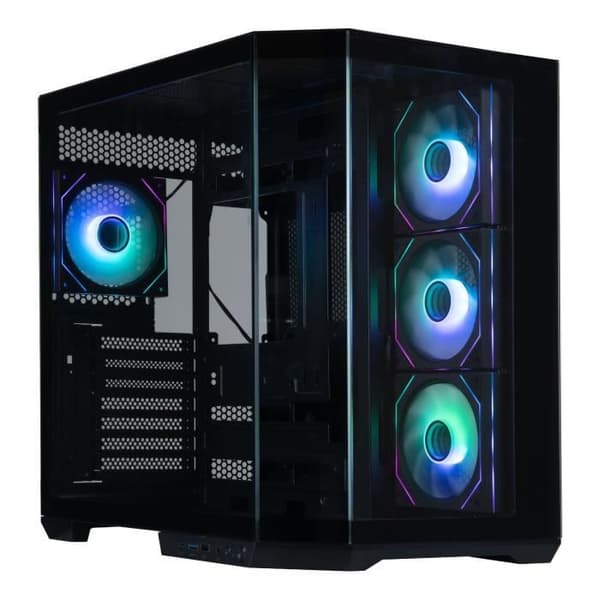 PC-chassi - BITFENIX - T10 ARGB - Utan strömförsörjning - Kub - ATX-format - Svart