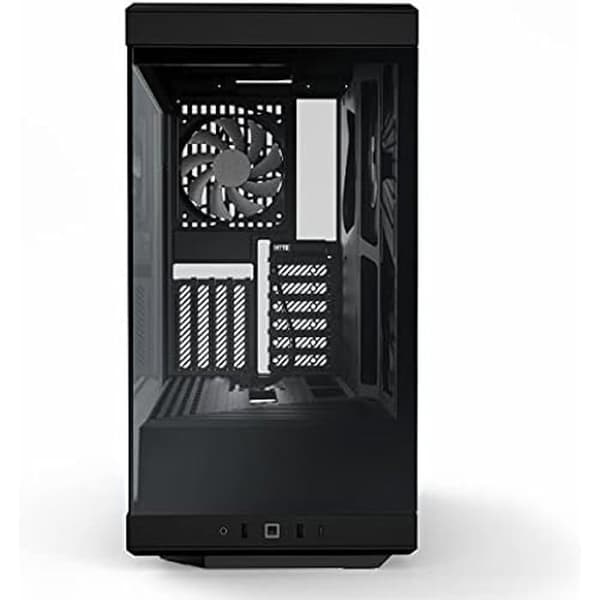 Mid Tower ATX PC-fodral - HYTE Y40 (svart/svart) - Anpassad kylning - GPU-stöd med 4 platser