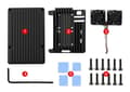 Pikkukuva 8 / 8: Alumiinikotelo Raspberry Pi 5:lle kahdella jäähdytystuulettimella