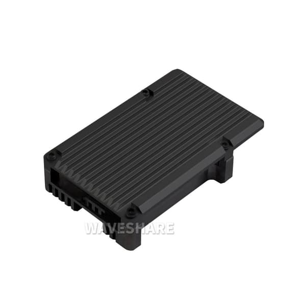 Alumiinikotelo Raspberry Pi 5:lle kahdella jäähdytystuulettimella