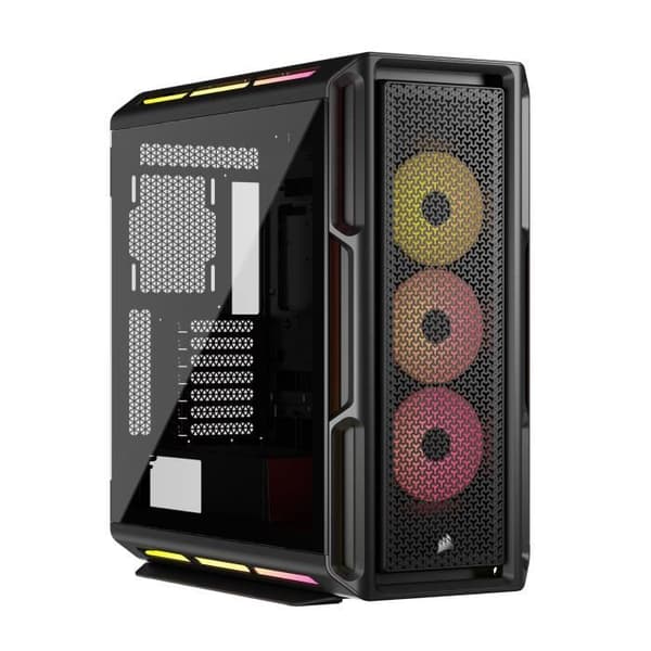 PC-chassi - CORSAIR - iCUE LINK 5000T LX RGB-serie - Mellanhöjd - Svart