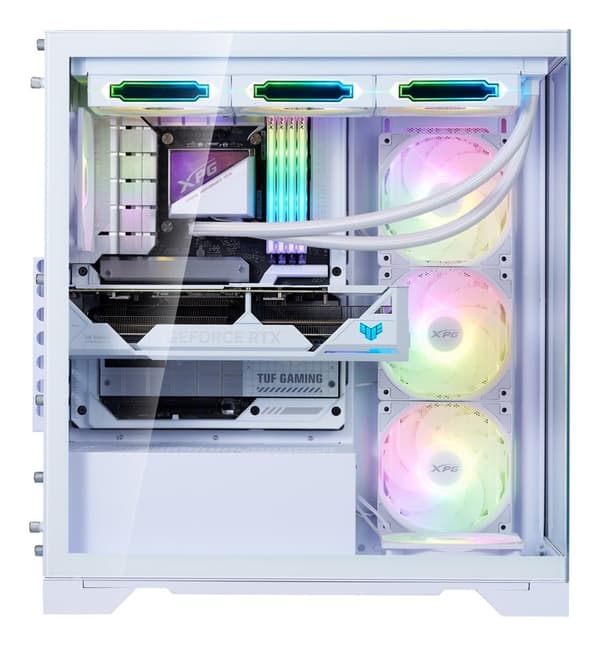 XPG INVADER X BTF MID-TOWER-CHASSI Vitt