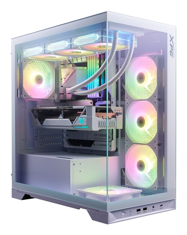 XPG INVADER X BTF MID-TOWER-CHASSI Vitt
