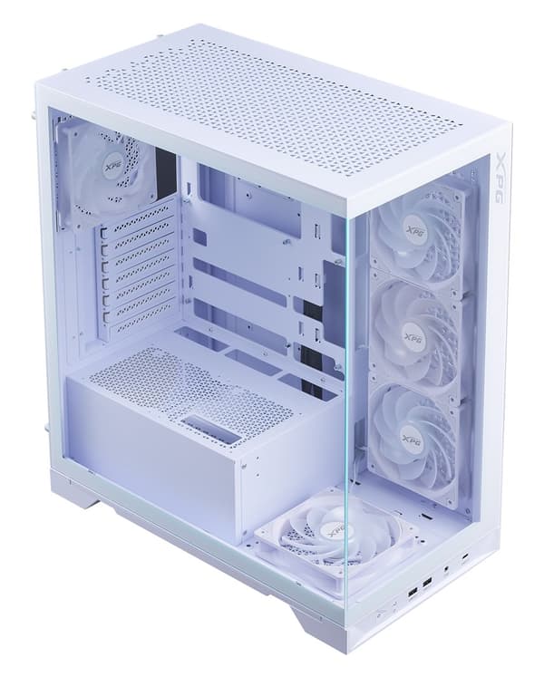 XPG INVADER X BTF MID-TOWER-CHASSI Vitt