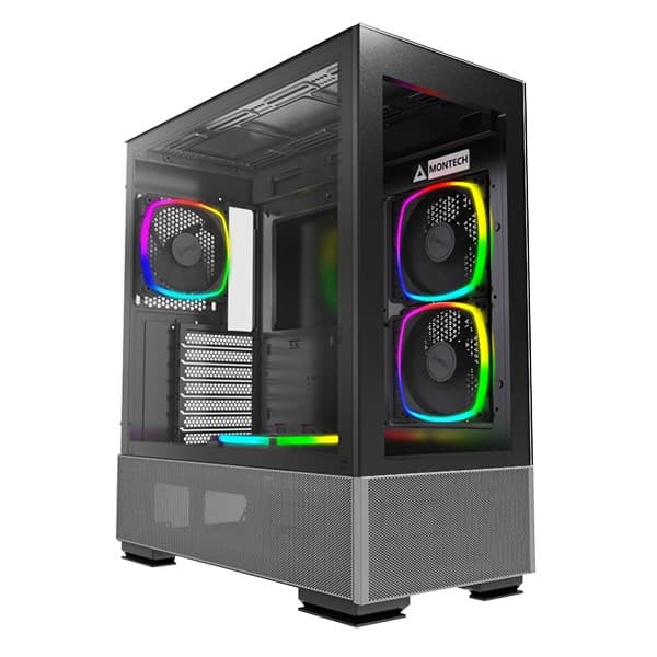 Montech SKY TWO, Midi-Tower - svart