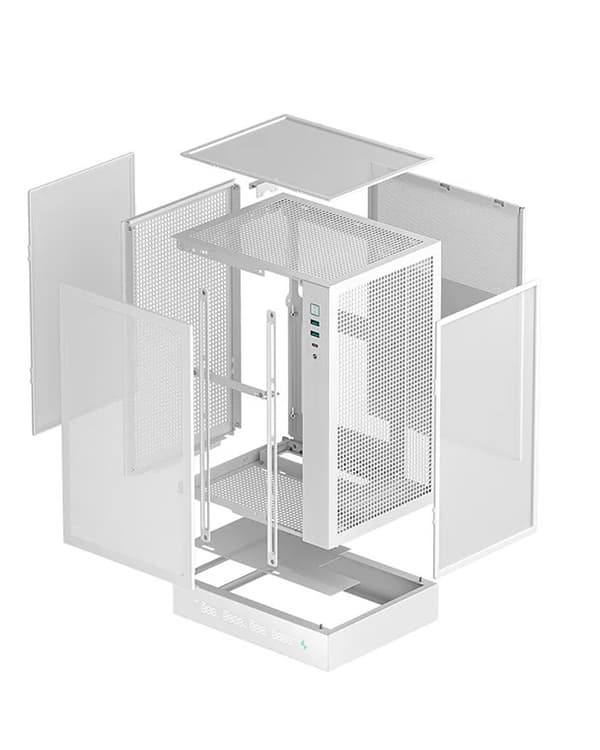 DeepCool R-CH170-WHNPI0D-G-1 datorchassi Tower Vit