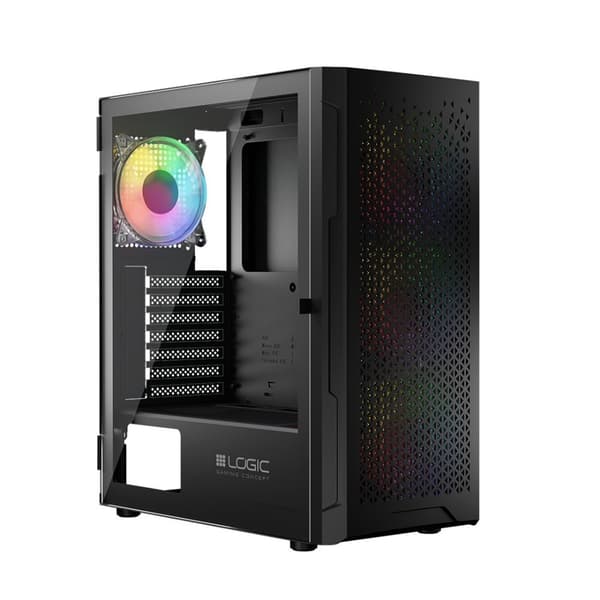 Logic ARAMIS ARGB MINIDI USB 3.0-kabinet, sort