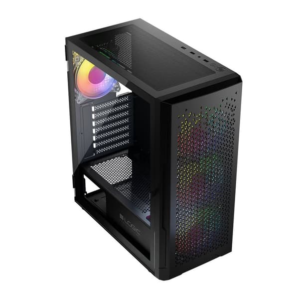 Logic ARAMIS ARGB MINIDI USB 3.0-kabinet, sort