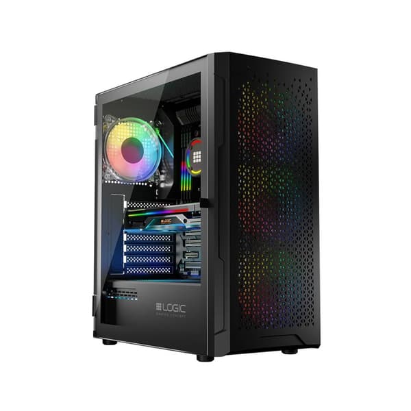 Logic ARAMIS ARGB MINIDI USB 3.0-kabinet, sort