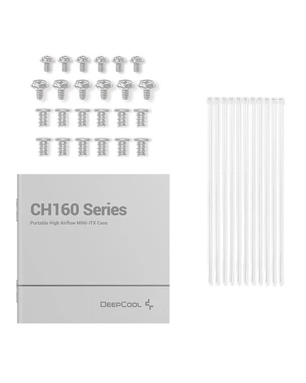 DeepCool CH160 WH Liten formfaktor (SFF) Vit
