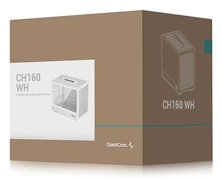 DeepCool CH160 WH Liten formfaktor (SFF) Vit