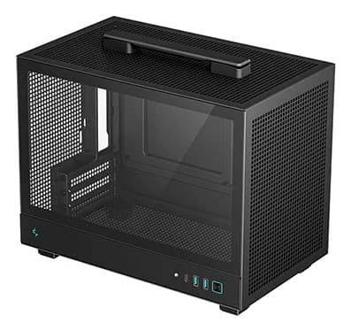 DeepCool CH160 Pienikokoinen tietokone (SFF) Musta musta