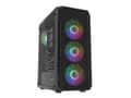 Miniatyrbild 3 av 7: FURY Shobo SH4F RGB Midi Tower Svart