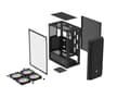 Miniatyrbild 5 av 7: FURY Shobo SH4F RGB Midi Tower Svart