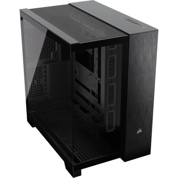Mellanliggande chassi E-ATX 6500X - CORSAIR - Elegant design - RGB-fläktar (ej inkluderade) - Optimerad kabelhantering