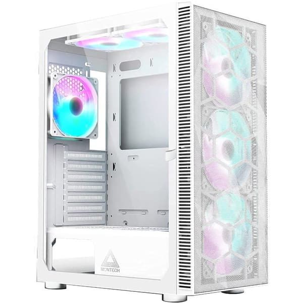 MONTECH X3 Mesh Midi Tower Vit spelfodral Vit
