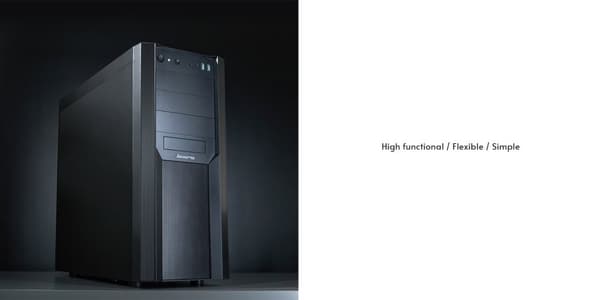 Chieftec CW-01B-OP datorchassi Tower Svart