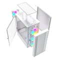 Miniatyrbild 10 av 10: Gembird Fornax 4000W ARGB gaming ATX datorchassi, Midi Tower, bakgrundsbelysning, Vit