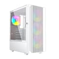Miniatyrbild 1 av 10: Gembird Fornax 4000W ARGB gaming ATX datorchassi, Midi Tower, bakgrundsbelysning, Vit