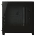 Miniatyrbild 3 av 6: CORSAIR iCUE 4000X RGB PC-fodral - Mid Tower - Härdat glas - Svart (CC9011204WW)