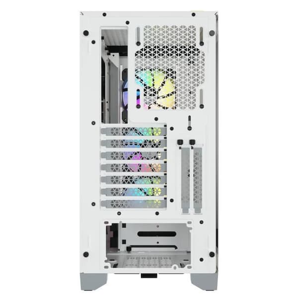 CORSAIR iCUE 4000X RGB PC-fodral - Mid Tower - Härdat glas - Vit (CC9011205WW)