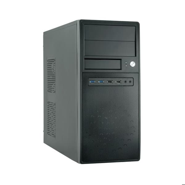 Chieftec CG-04B-OP centralenhet Midi-tower-väska Svart (CG-04B-OP MIDI TOWER - CG-04B-OP, Midi Tower, 2x 5,25quot / 1x 3,5" Svart