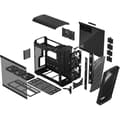 Miniatyrbild 6 av 6: PC-fodral - FRACTAL DESIGN - Torrent Black TG Light Tint - SSI-CEB - Optimerat luftflöde 5 fläktar (FD-C-TOR1A-01)