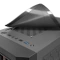 Miniatyrbild 4 av 4: Mars Gaming MCMESH Svart - Micro ATX PC-spelfodral - Total Mesh Design - 3x FRGB-fläkt