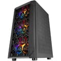 Miniatyrbild 1 av 4: Mars Gaming MCMESH Svart - Micro ATX PC-spelfodral - Total Mesh Design - 3x FRGB-fläkt