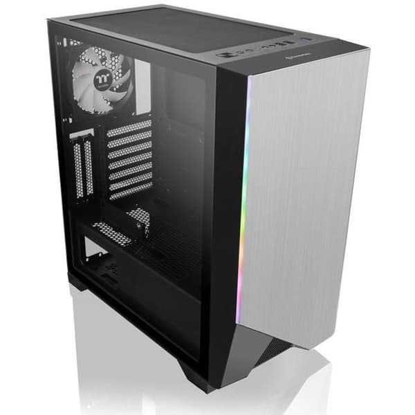 Thermaltake H550TG ARGB Mid Tower-fodral - Fönster i härdat glas - ARGB-fläkt
