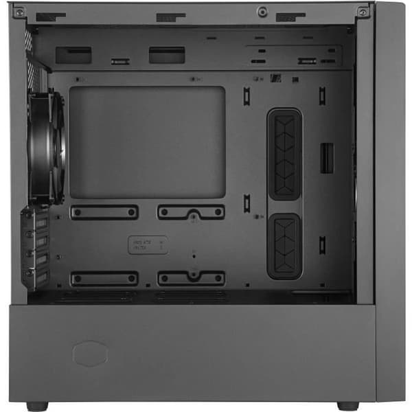 COOLER MASTER LTD PC CASE NR400 - 2x120 mm fläktar - Svart - Härdat glas - Micro ATX-format (MCB-NR400-KGNN-S00)