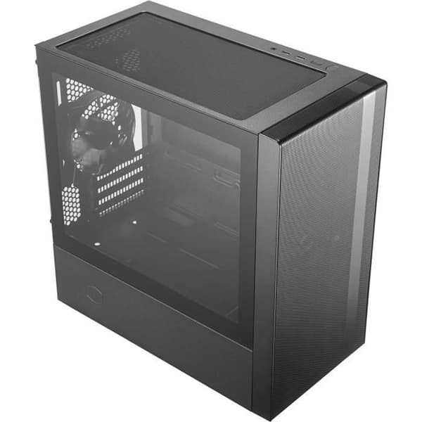 COOLER MASTER LTD PC CASE NR400 - 2x120 mm fläktar - Svart - Härdat glas - Micro ATX-format (MCB-NR400-KGNN-S00)