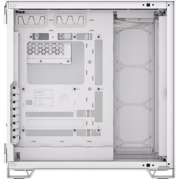 PC-fodral - CORSAIR - 6500D Airflow Dual Chamber Super Mid-Tower - Vit