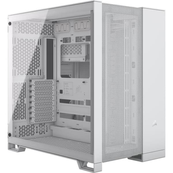 PC-fodral - CORSAIR - 6500D Airflow Dual Chamber Super Mid-Tower - Vit Vit