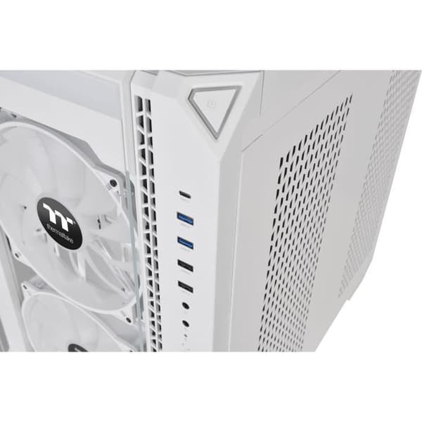 PC-fodral - THERMALTAKE - View 51 TG ARGB - Fodral utan strömförsörjning - Stort torn - E-ATX-format - Vit (CA-1Q6-00M6WN-00)