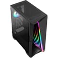 Miniatyrbild 2 av 4: PC-fodral - AEROCOOL - Mirage G V1 - Fodral utan strömförsörjning - Medium torn - ATX-format - Svart (ACCM-PB25013.11)