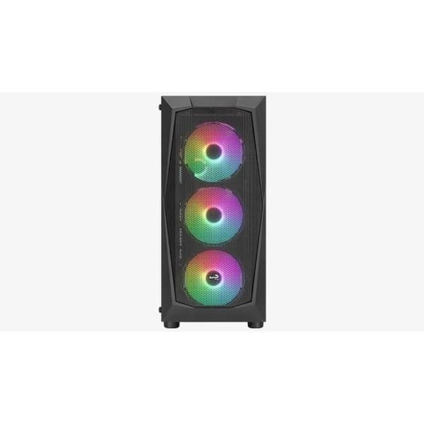 PC-chassi - AEROCOOL - FALCON - Svart - ATX - Vätskekylning - Kabelhantering