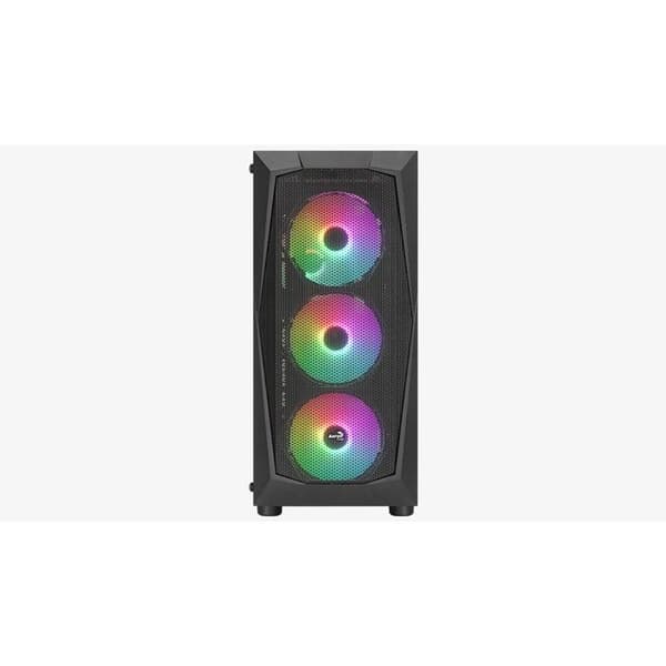 PC-chassi - AEROCOOL - FALCON - Svart - ATX - Vätskekylning - Kabelhantering