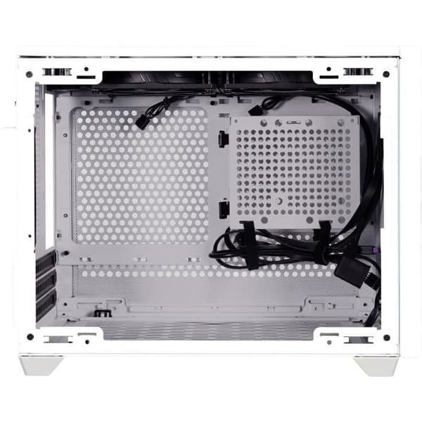 PC -fodral - COOLER MASTER - MasterBox NR200P - Vit - Mini -ITX - Stålpanel och härdat glas - Riser -kabel (MCB -NR200P -WGNN -S00)