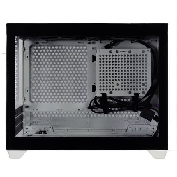 PC -fodral - COOLER MASTER - MasterBox NR200P - Vit - Mini -ITX - Stålpanel och härdat glas - Riser -kabel (MCB -NR200P -WGNN -S00)