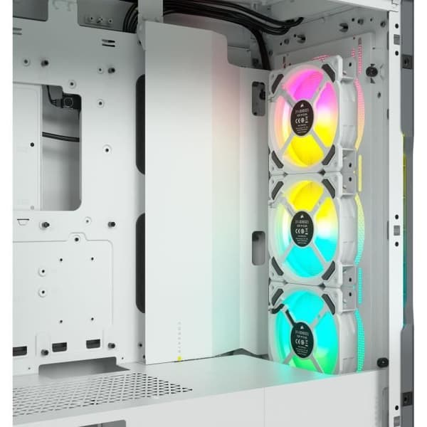 CORSAIR iCUE 5000T RGB ATX Mid-Tower PC-fodral - Vit (CC-9011231-WW)