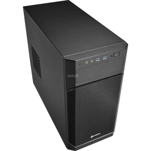 PC-chassi - Sharkoon - V1000 - Midi Tower - Micro ATX - Ingen strömförsörjning - Svart