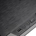 Miniatyrbild 4 av 4: SILVERSTONE SST-GD09B-C HTPC PC-fodral - ATX, micro ATX, SSI CEB - 2 interna fack - 8 expansionsfack