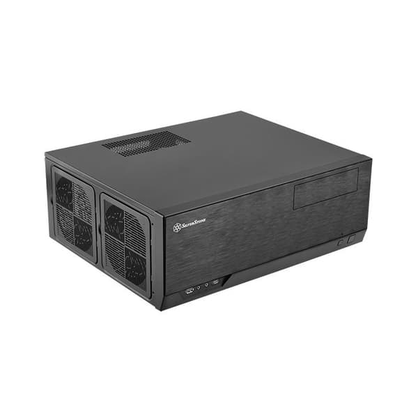 SILVERSTONE SST-GD09B-C HTPC PC-fodral - ATX, micro ATX, SSI CEB - 2 interna fack - 8 expansionsfack