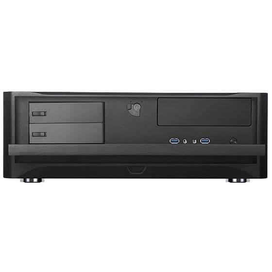 SilverStone SST-GD06B - Grandia Micro ATX HTPC datorfodral, Silent Airflow High Performance, svart