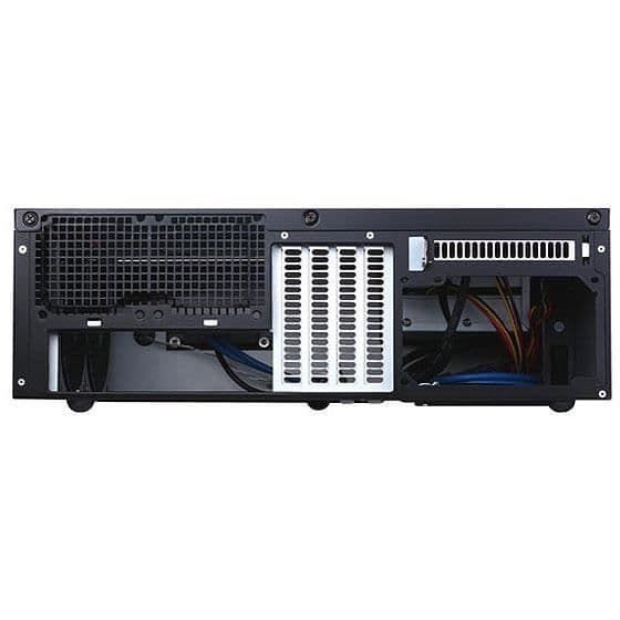 SilverStone SST-GD06B - Grandia Micro ATX HTPC datorfodral, Silent Airflow High Performance, svart