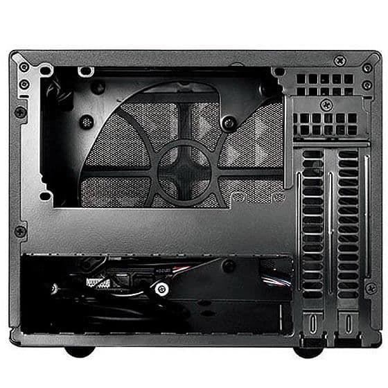 SilverStone SST-SG13B - Sugo Compact Mini-ITX Cube datorfodral, Mesh frontpanel, svart