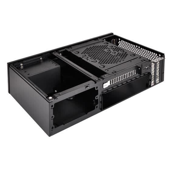 SilverStone SST-ML09B - Milo Silent HTPC Mini-ITX Slim datorfodral, svart